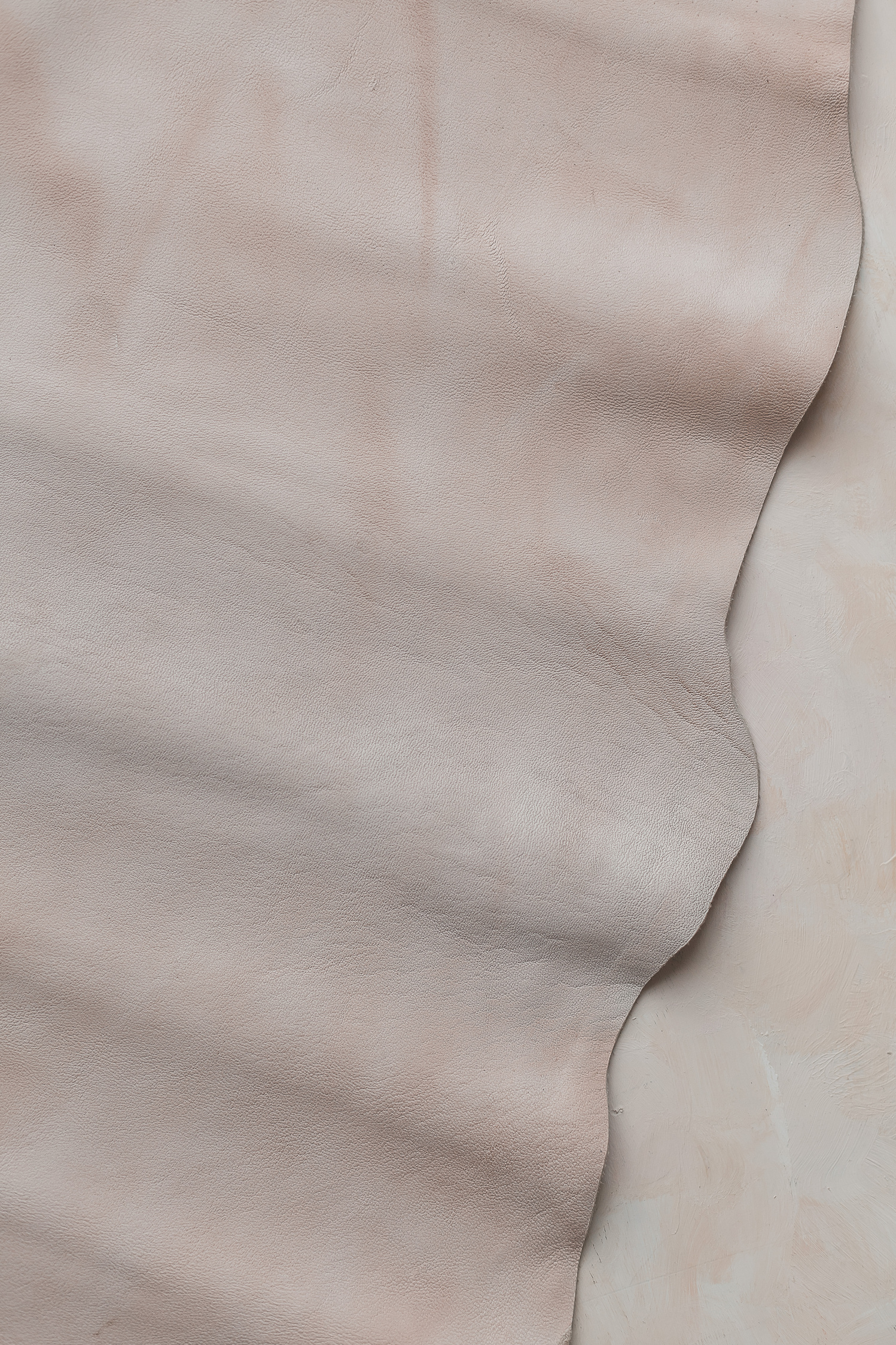 Beige Leather Fabric
